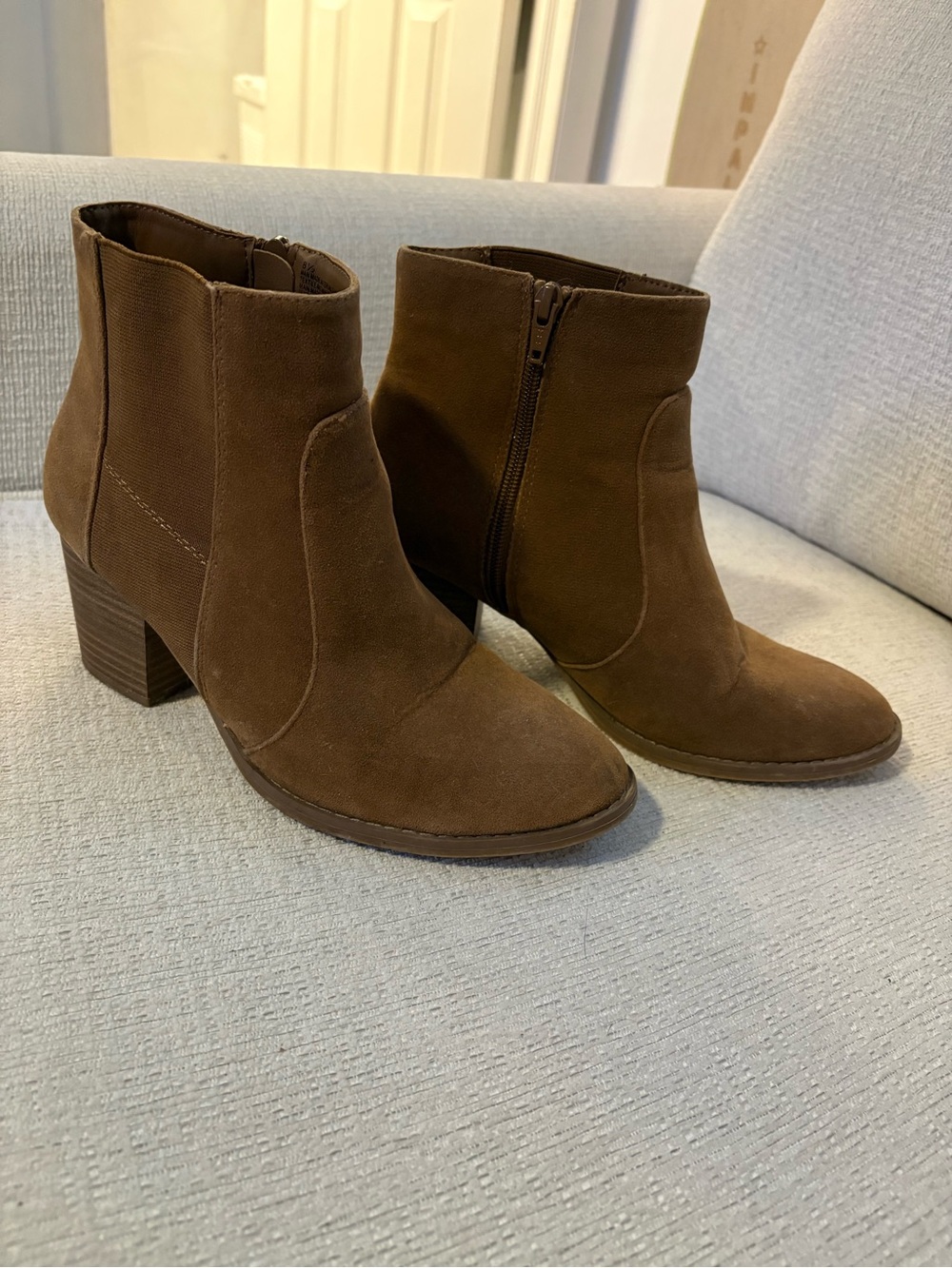 Women’s Brown Suede Ankle Boots